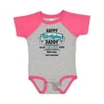 thumbnail image 1 of Inktastic Happy Birthday, Daddy Best Ever in Blue Boys or Girls Baby Bodysuit, 1 of 5