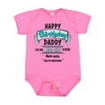 thumbnail image 1 of Inktastic Happy Birthday, Daddy Best Ever in Blue Boys or Girls Baby Bodysuit, 1 of 5