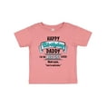 thumbnail image 1 of Inktastic Happy Birthday, Daddy Best Ever in Blue Boys or Girls Baby T-Shirt, 1 of 5