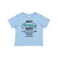 thumbnail image 1 of Inktastic Happy Birthday, Daddy Best Ever in Blue Boys or Girls Baby T-Shirt, 1 of 5