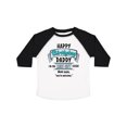 thumbnail image 1 of Inktastic Happy Birthday, Daddy Best Ever in Blue Boys or Girls Toddler T-Shirt, 1 of 5