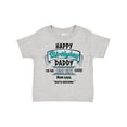 thumbnail image 1 of Inktastic Happy Birthday, Daddy Best Ever in Blue Boys or Girls Toddler T-Shirt, 1 of 5