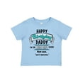 thumbnail image 1 of Inktastic Happy Birthday, Daddy Best Ever in Blue Boys or Girls Toddler T-Shirt, 1 of 5