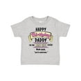 thumbnail image 1 of Inktastic Happy Birthday, Daddy- Best Gift Ever in Pink Boys or Girls Toddler T-Shirt, 1 of 5