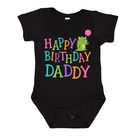 Inktastic Happy Birthday Daddy Boy Girl Party Boys or Girls Baby Bodysuit