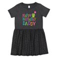 thumbnail image 1 of Inktastic Happy Birthday Daddy Boy Girl Party Girls Toddler Dress, 1 of 5