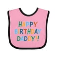 thumbnail image 1 of Inktastic Happy Birthday Daddy Boys or Girls Baby Bib, 1 of 4
