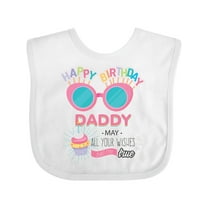 Inktastic Happy Birthday Daddy Boys or Girls Baby Bib