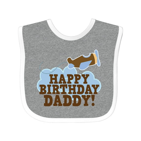 Inktastic Happy Birthday Daddy Boys or Girls Baby Bib
