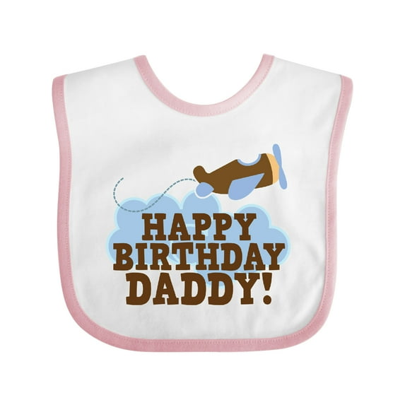 Inktastic Happy Birthday Daddy Boys or Girls Baby Bib
