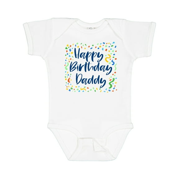 Inktastic Happy Birthday Daddy Boys or Girls Baby Bodysuit
