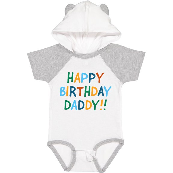 Inktastic Happy Birthday Daddy Boys or Girls Baby Bodysuit