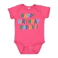 thumbnail image 1 of Inktastic Happy Birthday Daddy Boys or Girls Baby Bodysuit, 1 of 5