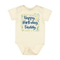 thumbnail image 1 of Inktastic Happy Birthday Daddy Boys or Girls Baby Bodysuit, 1 of 5