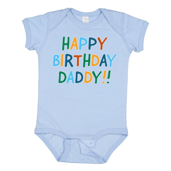 Inktastic Happy Birthday Daddy Boys or Girls Baby Bodysuit