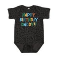 thumbnail image 1 of Inktastic Happy Birthday Daddy Boys or Girls Baby Bodysuit, 1 of 5