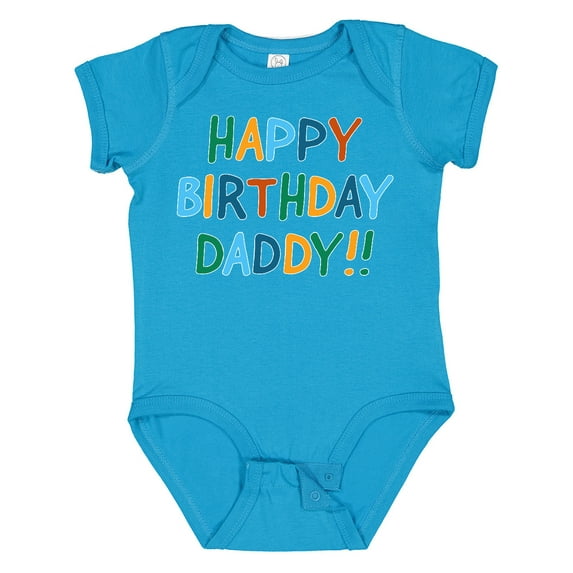 Inktastic Happy Birthday Daddy Boys or Girls Baby Bodysuit