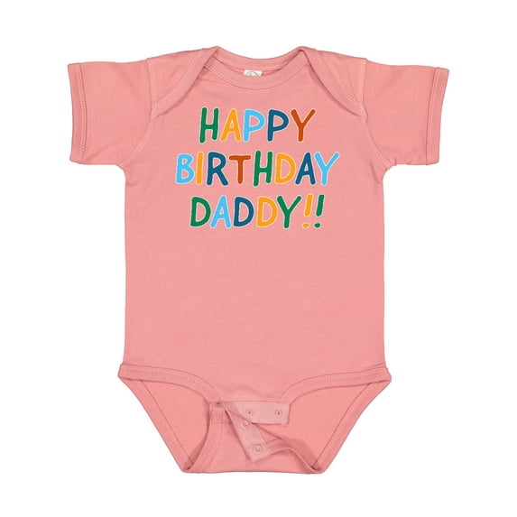 Inktastic Happy Birthday Daddy Boys or Girls Baby Bodysuit