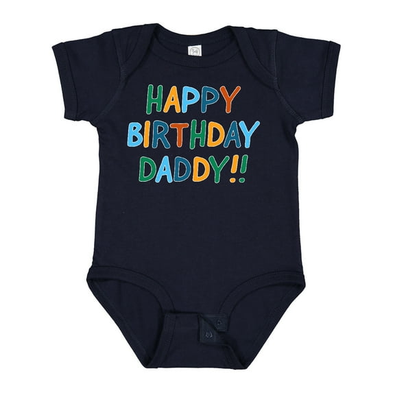 Inktastic Happy Birthday Daddy Boys or Girls Baby Bodysuit