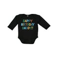 thumbnail image 1 of Inktastic Happy Birthday Daddy Boys or Girls Long Sleeve Baby Bodysuit, 1 of 5