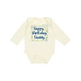 thumbnail image 1 of Inktastic Happy Birthday Daddy Boys or Girls Long Sleeve Baby Bodysuit, 1 of 5