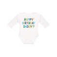 thumbnail image 1 of Inktastic Happy Birthday Daddy Boys or Girls Long Sleeve Baby Bodysuit, 1 of 5