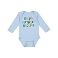 thumbnail image 1 of Inktastic Happy Birthday Daddy Boys or Girls Long Sleeve Baby Bodysuit, 1 of 5