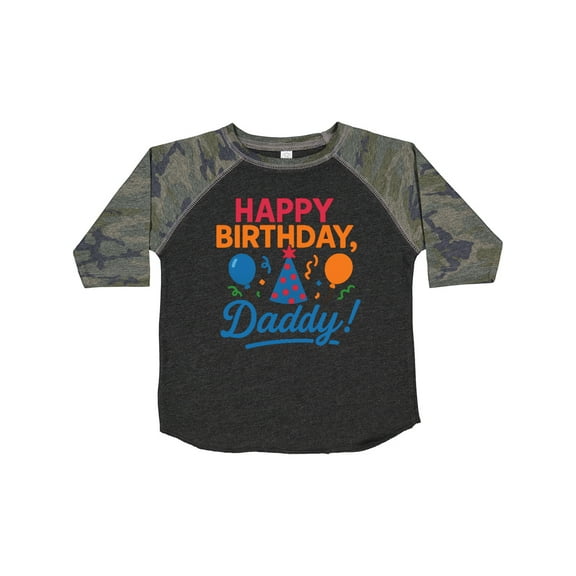 Inktastic Happy Birthday Daddy Celebration Boys or Girls Toddler T-Shirt