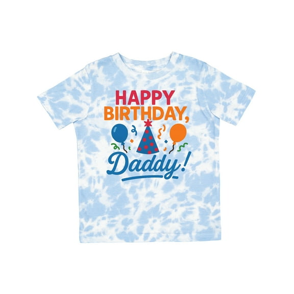 Inktastic Happy Birthday Daddy Celebration Boys or Girls Toddler T-Shirt