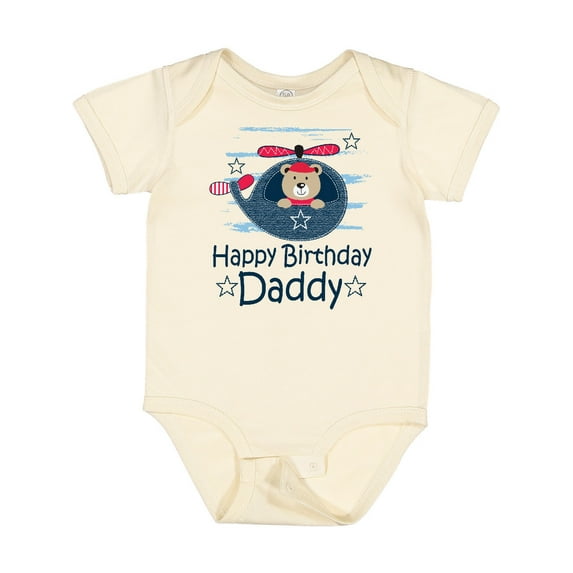 Inktastic Happy Birthday Daddy Cute Boy Boys Baby Bodysuit