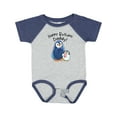 thumbnail image 1 of Inktastic Happy Birthday, Daddy Cute Penguins Boys or Girls Baby Bodysuit, 1 of 5