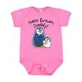 thumbnail image 1 of Inktastic Happy Birthday, Daddy Cute Penguins Boys or Girls Baby Bodysuit, 1 of 5