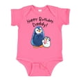 thumbnail image 1 of Inktastic Happy Birthday, Daddy Cute Penguins Boys or Girls Baby Bodysuit, 1 of 5