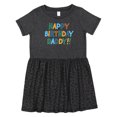 thumbnail image 1 of Inktastic Happy Birthday Daddy Girls Toddler Dress, 1 of 5