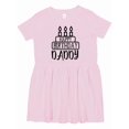 thumbnail image 1 of Inktastic Happy Birthday Daddy Girls Toddler Dress, 1 of 5
