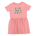 thumbnail image 1 of Inktastic Happy Birthday Daddy Girls Toddler Dress, 1 of 5