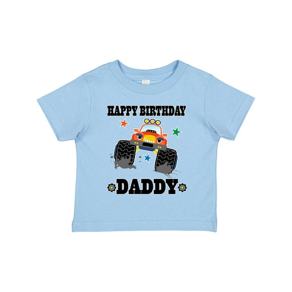 Inktastic Happy Birthday Daddy Monster Truck Boys Toddler T-Shirt