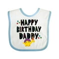 thumbnail image 1 of Inktastic Happy Birthday Daddy Party Boys or Girls Baby Bib, 1 of 4