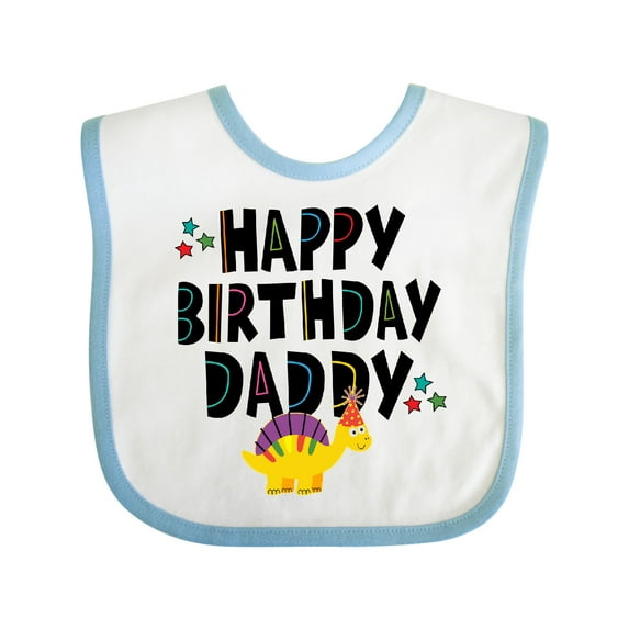 Inktastic Happy Birthday Daddy Party Boys or Girls Baby Bib