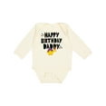 thumbnail image 1 of Inktastic Happy Birthday Daddy Party Boys or Girls Long Sleeve Baby Bodysuit, 1 of 5