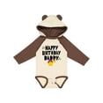 thumbnail image 1 of Inktastic Happy Birthday Daddy Party Boys or Girls Long Sleeve Baby Bodysuit, 1 of 5