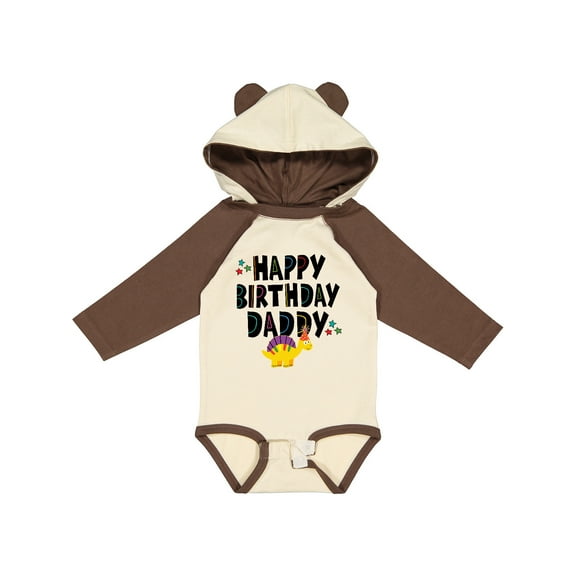 Inktastic Happy Birthday Daddy Party Boys or Girls Long Sleeve Baby Bodysuit