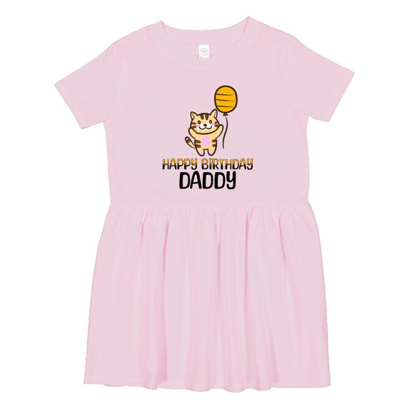 Inktastic Happy Birthday Daddy Party Girls Toddler Dress