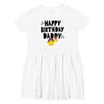 thumbnail image 1 of Inktastic Happy Birthday Daddy Party Girls Toddler Dress, 1 of 5