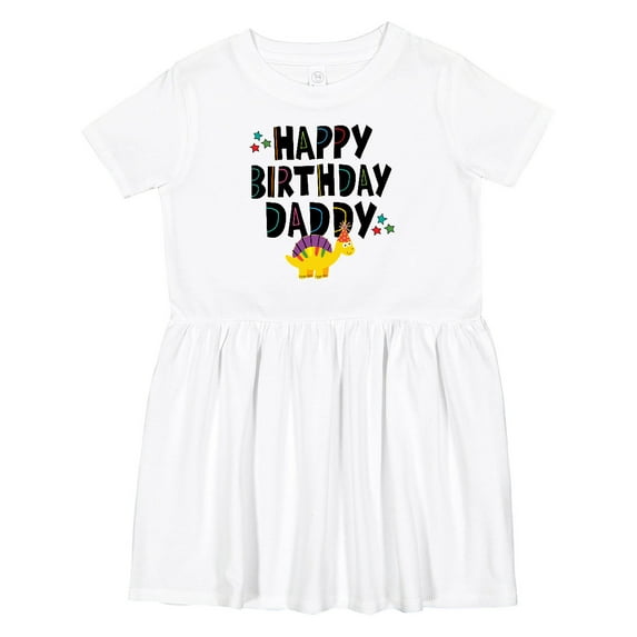 Inktastic Happy Birthday Daddy Party Girls Toddler Dress