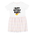 thumbnail image 1 of Inktastic Happy Birthday Daddy Party Girls Toddler Dress, 1 of 5