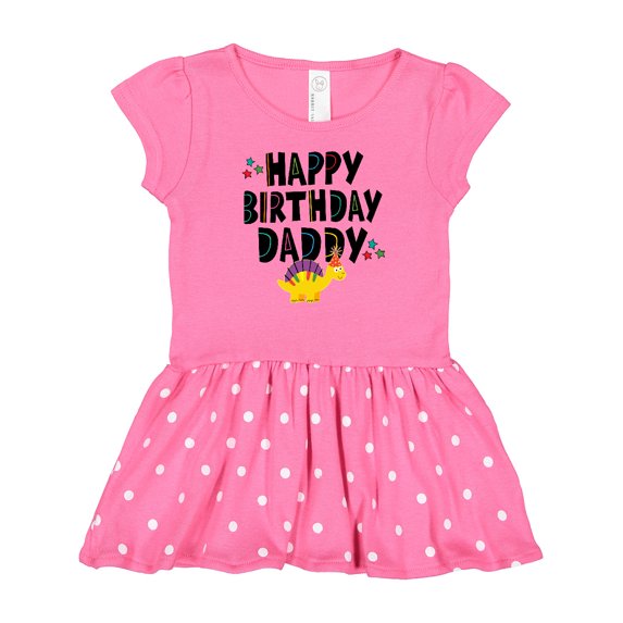 Inktastic Happy Birthday Daddy Party Outfit Gift Baby Girl Dress