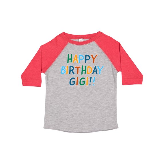 Inktastic Happy Birthday Gigi Boys or Girls Toddler T-Shirt