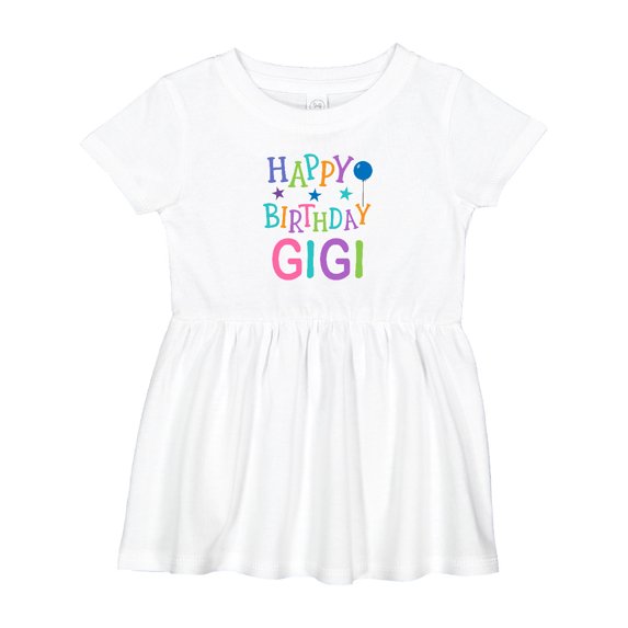 Inktastic Happy Birthday Gigi Grandchild Girls Baby Dress