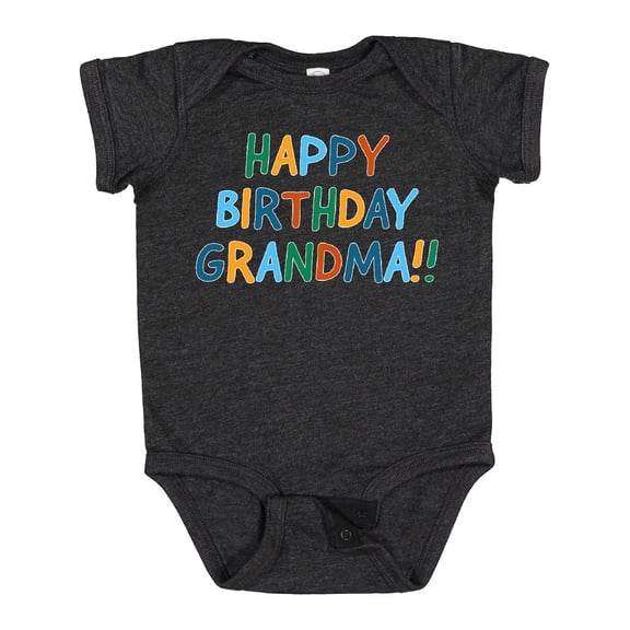 Inktastic Happy Birthday Grandma Boys or Girls Baby Bodysuit